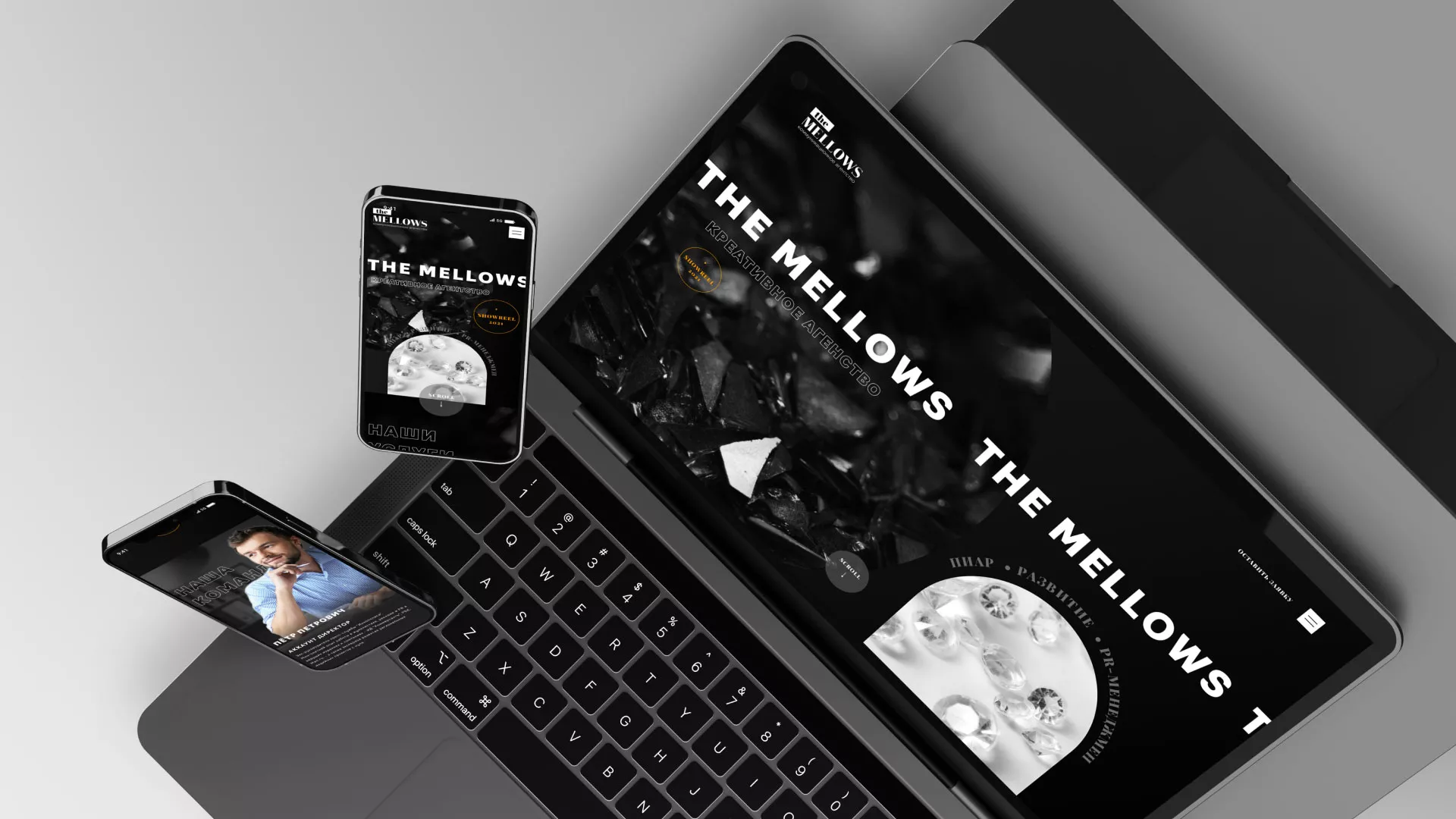 Разработка сайта креативного агентства «The Mellows» в Шелехове